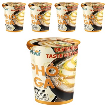 KING PHO 王麵 雞絲風味 61g 越南河粉  5入