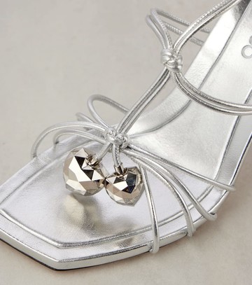 Jimmy Choo Jemma 90 metallic leather sandals