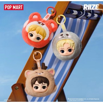 【泡泡瑪特x RIIZE】POP MART聯名絨絨萌友系列迷你耳機包盲盒