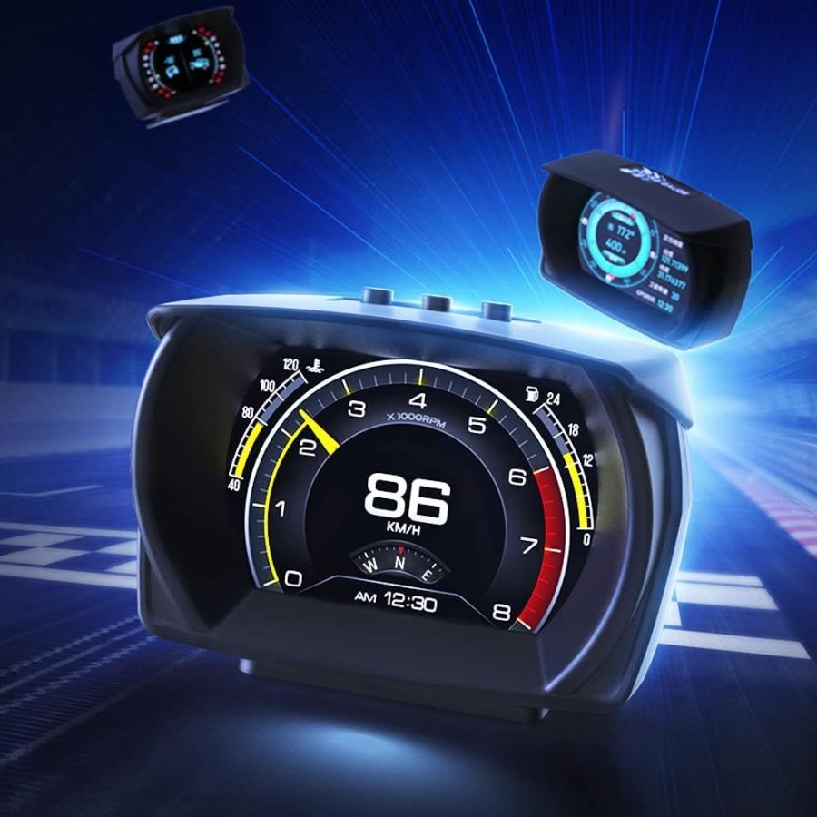 OBD2/GPSモード ヘッドアップディスプレイ スピードメーター タコメーター Amazon.co.jp: OBD2/GPSモード ヘッドアップディスプレイ