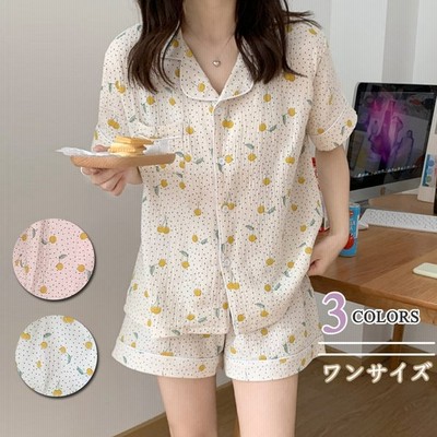 パジャマ レディース リネンガーゼ 半袖 前開き 可愛い 軽い 春夏 寝間着 おしゃれ しなやか お泊り キャラクター マタニティ出張入院 かわいい 通販 Lineポイント最大get Lineショッピング