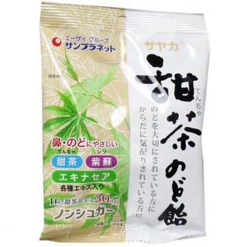 聖星球沙耶香茶非糖60克輸入的咽喉糖果