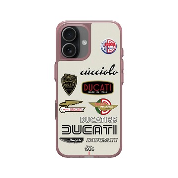iPhone 17 Clear (相機按鈕) 晶醺玫 - Ducati - Ducati Logos