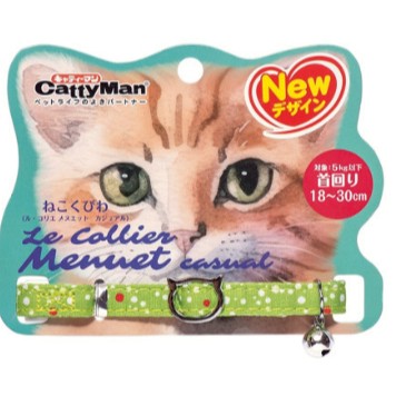 貓項圈安全扣環項圈可調整項圈 可愛項圈多格漫貓項圈