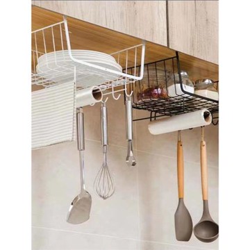 廚房壁掛置物架分層櫥柜下掛籃收納籃吊柜整理架收納架櫥柜下掛架