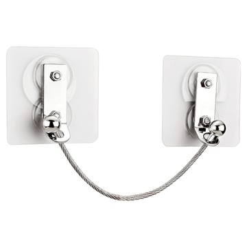 小麥購物 免打孔不鏽鋼繩家具防傾倒器 L555  1組