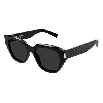 【YSL】圓形膠框太陽眼鏡(SL 827/K-001)