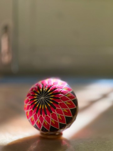 手工編織|日本手藝|手鞠球|菊