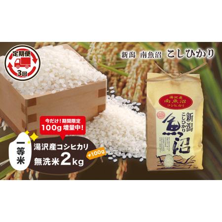 ふるさと納税 令和5年産 湯沢産コシヒカリ＜無洗米＞2kg 精米したてのお米をお届け  新潟県湯沢町