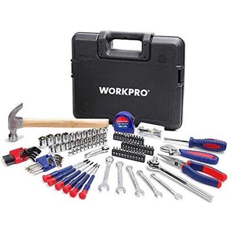 WORKPRO ホームツールセット ガレージツールセット 家具の組み立て＆住まいのメンテナンス用 家庭用基本工具 作業工具セット 作業道具セット  5Va2lyAn2g, DIY、工具 - orthodoxdevon.org