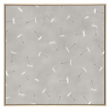 Boluo 菠蘿選畫所 蒲公英的願望掛畫 40 x 40cm 北歐風  40 x 40 cm  木色