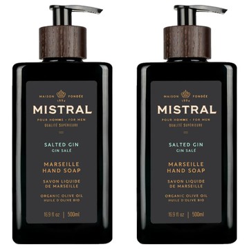 MISTRAL BODY 洗手露 海風琴酒 500ml 清新香氛 溫和潔淨 家庭號  2瓶