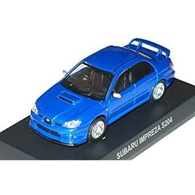 京商 1/64 スバル ミニカーコレクション インプレッサ Ｓ２０４ 青