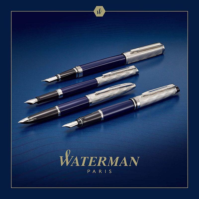 Waterman ウォーターマン 公式 カレン・デラックス ブルーST スペシャルエディション 万年筆 F 細字 高級 ブランド ギフト ブ
