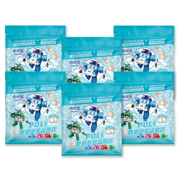 軟糖QQ糖 樹飛雪 POLI聰明多多益菌球50g(6入)