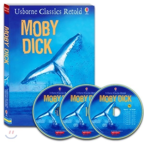 Usborne Classics Retoldエッセンシャル編：Moby Dick（Book CD）Herman Melville
