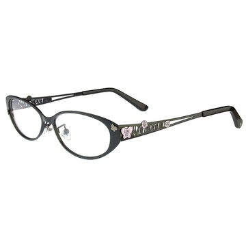 Anna Sui 安娜蘇金屬日系優雅蝴蝶花園光學眼鏡(黑) AS170-001