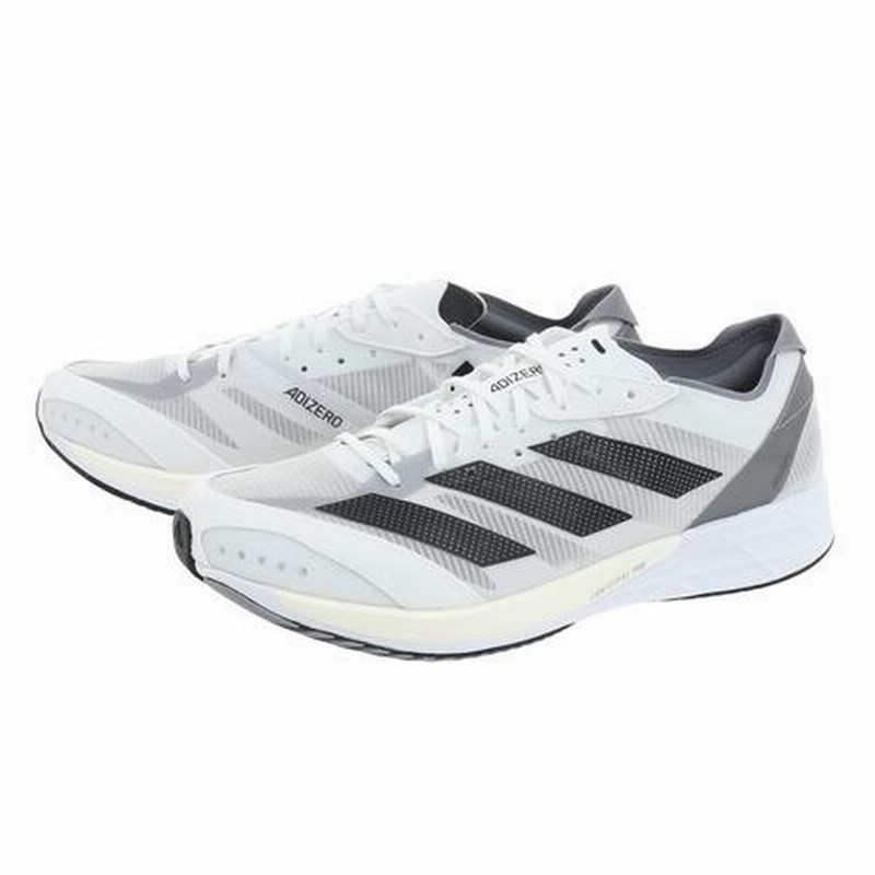 アディダス（adidas）（メンズ）アディゼロ ジャパン 7 ワイド ホワイト ブラック 白 黒 GV9625 ランニングシューズ ジョギングシューズ  トレーニング 運動靴 | LINEショッピング