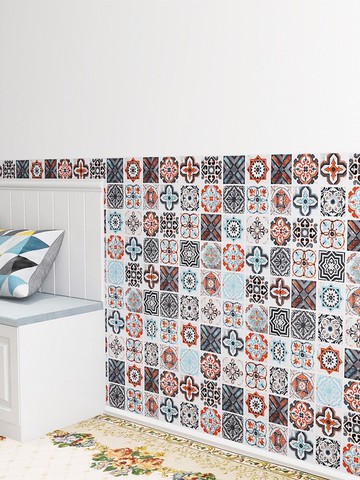 墻貼自粘墻紙客廳臥室裝飾壁紙耐磨加厚防水浴室瓷磚廚房家具貼紙