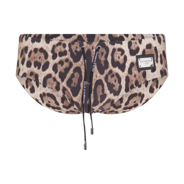 Dolce & Gabbana - Leo Print Slip Beachwear