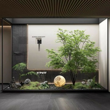仿真植物 綠植造景 仿真綠植 免運 開立發票 仿真綠植造景假樹景觀大型室內簡約商場酒店天井櫥窗庭院仿生植物