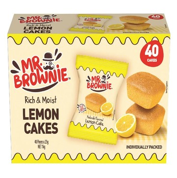 [COSCO代購6] C253753 Mr. Brownie 檸檬風味蛋糕 40入