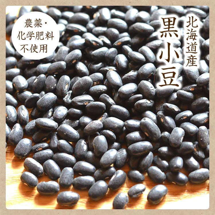 黒小豆北海道産 黒いんげん豆 在来種 農薬化学肥料不使用