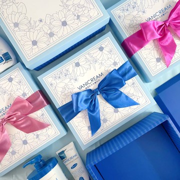 獨家設計藍色質感包裝禮盒