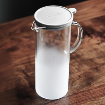 北歐簡約涼水壺耐熱磨砂漸變玻璃冷水壺大容量套裝白開水壺果汁壺