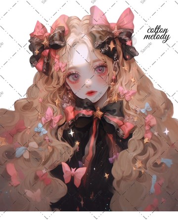 原創貼紙 no.192 人物貼紙 原創貼紙 人物貼紙 女孩貼紙 原創人物貼紙