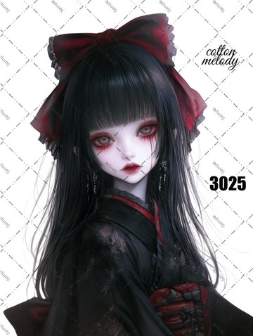 original sticker o.3025 人物貼紙 原創貼紙 cotton melody