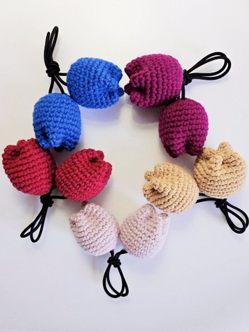 手工製作 針織髮圈