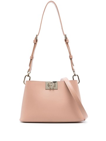 Furla - mini Fleur shoulder bag - women - Calf Leather - One Size - Pink