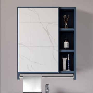 全館8折 鏡櫃 浴室鏡櫃 壁掛式鏡櫃 北歐式鏡柜鏡箱太空鋁浴室柜組合單獨收納盒衛生間掛墻式儲物鏡子全館8折 鏡櫃 浴室鏡櫃 壁掛式鏡櫃特惠/可開發票