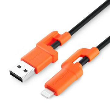 PowerSync USB A to Lightning 快充傳輸線 1M(C2A-LB010) [大買家]