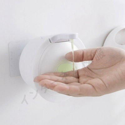 壁掛け 液体ディスペンサー 手動 石鹸 シャンプー ディスペンサー ボディソープ ハンドソープ 浴室 キッチン 風呂 2個セット