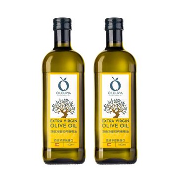 OILOLIVIA 歐維亞 西班牙頂級冷壓初榨橄欖油1000mlx2入