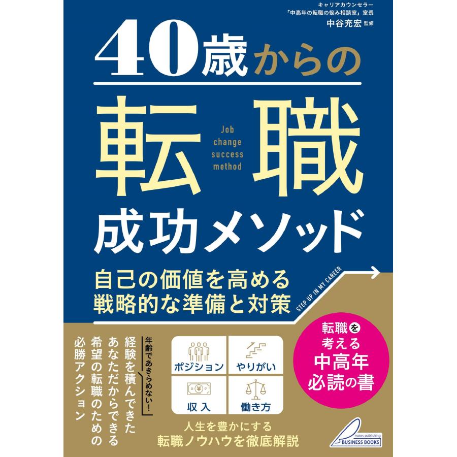 40歳からの転職成功メソッド 自己の価値を高める戦略的な準備と対策 中谷充宏