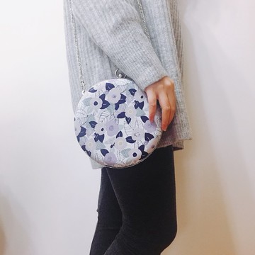 優雅山茶花小圓包 - 可手拿/ 斜揹/ 婚禮姊妹禮物