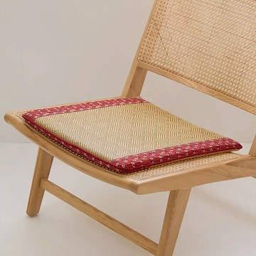 JINDACHI 金大器 日式和風立體紙纖維坐墊 厚款透氣  50 x 50 x 3cm  櫻花紅