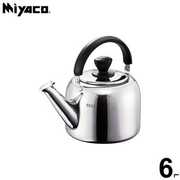 【Miyaco米雅可】麗緻316不銹鋼笛音茶壺6L