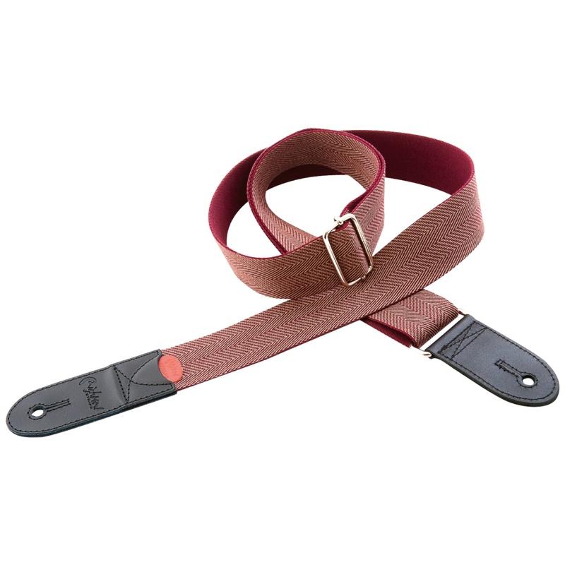 RightOn STRAPS BRIGHTON Red RightON ギター・ベース用ストラップ