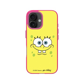 iPhone 16 Clear 粉漾桃 - 海綿寶寶 SpongeBob - 海綿寶寶