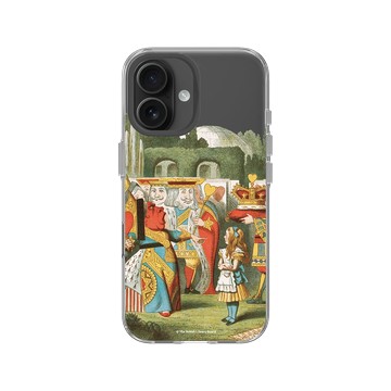 iPhone 16 Clear Case（相機按鈕） 透明 - The British Library - 紅心皇后駕到！