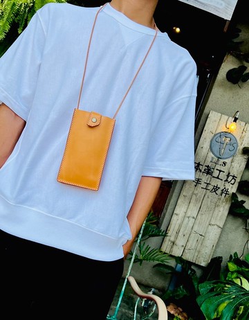 【客製化名字】質感真皮手機包 收納袋 生日禮物 新年禮物