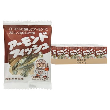 藤澤商事 杏仁小魚干 日本原裝進口 日本兒童團膳選用 迷你包裝 7g  40包
