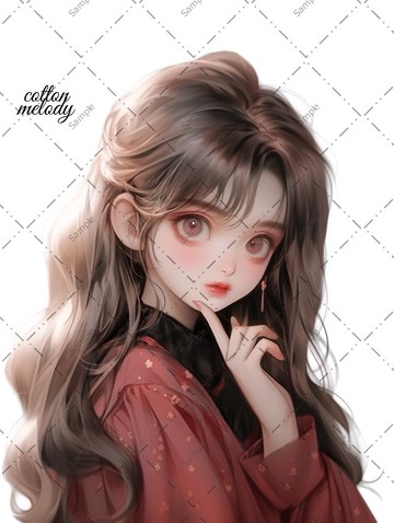 原創貼紙 No.495 人物貼紙 原創貼紙 女孩貼紙 原創人物貼紙