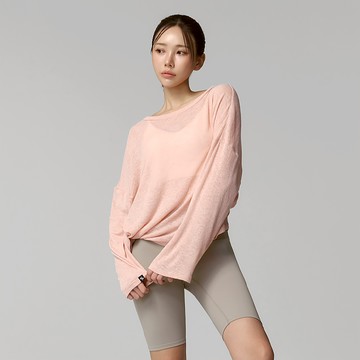 側開衩修身罩衫長袖上衣｜共4色｜XFK1ER1101