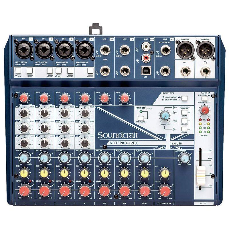 ミキサー Soundcraft Notepad-12FX