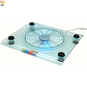 冷酷藍色LED筆電超大風扇散熱座(NCP-08)
